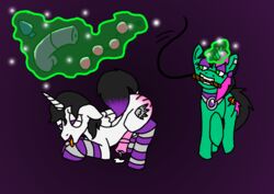 alicorn black_hair colt cutie_mark dildo green_eyes horn horsecock malesub mare my_little_pony original_character purple_eyes sex_toy socks turquoise_fur unicorn whip white_fur wings