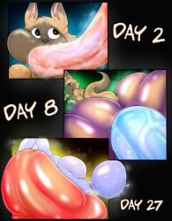 1boy 1futa abby_(nicolaowo) absol anal anthro ass ass_expansion balls big_ass big_balls big_breasts breaking_the_fourth_wall breasts bubble_butt canid canine cleavage dumptruck_ass fellatio femboy futa_on_male futanari huge_ass huge_balls hyper_ass large_ass male massive_ass nicolaowo nipples pokemon pokemon_(species) tagme thick_thighs tongue tongue_out vardin_(nicolaowo) what_the_fuck_am_i_seeing wide_hips