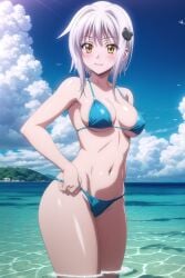 ai_generated arisato_yu bikini high_school_dxd koneko_toujou medium_breasts thick_thighs