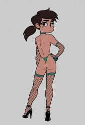 ai_generated femboy fishnets high_heels marco_diaz princess_marco star_vs_the_forces_of_evil stockings tagme