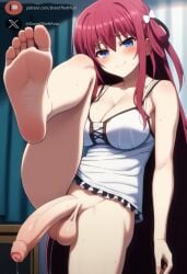 1futa ai_generated dickgirl feet futa_only futanari grisaia_(series) grisaia_no_kajitsu roxygtf suou_amane