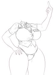 female fukua_(skullgirls) headless human nomus_hl sketch skullgirls video_games