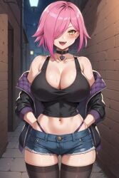 ai_generated ass big_breasts breasts female female_only indie_virtual_youtuber long_hair neneefthy pink_hair shorts solo solo_female thick_ass thick_thighs thighhighs thighs tupadrev4 twitch twitch.tv twitter virtual_youtuber vtuber youtube youtube_hispanic youtuber youtubers