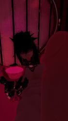 cock_out drinking horny_male looking_at_viewer naked_male on_bed ready_for_sex vrchat vrchat_avatar