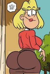 ass_shake ass_shaking big_ass blonde_hair bubble_butt fat_ass mommy mother rita_loud skirt the_loud_house thiccbrickk thick thought_bubble voluptuous