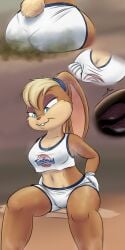 1girls anthro ass ass_crush asscrush blue_eyes boob_crush boob_vore brap breast_crush breast_vore breasts brown_fur buck_teeth bunny butt_crush buttcrush cappeseller dialogue entrapment eyelashes fart fart_cloud fart_fetish farting_on_another female female_domination femdom furry furry_female gassy giant_female giantess giantess_entrapment incisors izzyrain lagomorph lola_bunny looney_tunes macro mammal micro ninanidorina pooting rabbit sitting size_difference size_play space_jam sweat sweating thighs tiny_men tit_vore vore