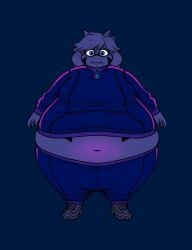 big_breasts blueberry_inflation breasts frisk_lk furry huge_breasts moobs thick_thighs wide_hips