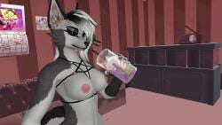 female furry loona_(helluva_boss) nude vrchat