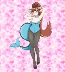 kaery_channel kaeryvt penguin penguin_girl vaporeon vaporeon_(cosplay) vtuber