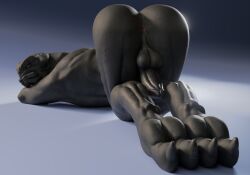 2024 3d_(artwork) alien anus ass ass_up backsack balls big_butt blender_(artwork) digital_media_(artwork) erection feet genitals halo_(series) hi_res humanoid humanoid_genitalia humanoid_penis looking_at_viewer looking_back looking_back_at_viewer male microsoft no-name-no-problem nude penis presenting presenting_hindquarters sangheili scalie simple_background solo xbox_game_studios