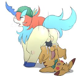 balls cum cum_in_ass cum_inside equine eroborus furry furry_only gay horse horsecock keldeo keldeo_(resolute_form) male mammal mythical_pokemon nintendo no_humans penis pikachu pokémon_(species) pokemon pokemon_(species) pony video_games