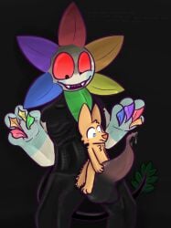 2boys ambiguous_consent animal_genitalia anthro black_background black_body canine canine_humanoid claws cum cum_drip dandy's_world dandy_(dandy's_world) dripping_cum duo duo_male explicit felix_felixir felixmcfurry felixmcfurry_(character) fennec_fox flower furry furry_oc fursona gay imminent_sex impossible_fit leaf_tail leaves looking_at_genitalia looking_at_partner looking_at_penis looking_down m/m male male_only no_human no_humans non-human non-human_only non_human oc oc_x_canon original_character petals plain_background precum precum_drip red_eyes reddit_link roblox self_insert shaded simple_background sitting_on_penis size_difference size_play strange_penis suprised suprised_eyes tan_fur tentacle_penis text twisted_dandy_(dandy's_world) unusual_penis