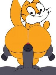 1boy 1boy1girl 1girls animated beat_banger big_ass cat_ears cat_girl cat_humanoid feline feline_humanoid female female_focus garfieldreal12 grabbing grabbing_ass grabbing_from_behind looking_at_viewer looking_back orange_body orange_fur orange_hair orange_skin png rule_63 scratch scratch_cat tagme thick_thighs tights video white_background white_fur white_hair