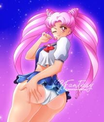 aged_up big_ass cheeky chibi_usa kgfantasy lollipop naughty_smile pantyshot pink_hair sailor_chibi_moon school_uniform schoolgirl upskirt white_panties wink