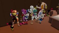 amy_rose chao_(sonic) lanolin_the_sheep tagme tikal_the_echidna vanilla_the_rabbit video