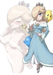 blonde_hair blue_eyes breasts female female_only nintendo princess_rosalina solo super_mario_galaxy tagme yamino_ekakinin