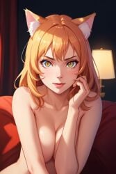 ai_generated beautiful cat_ears cat_girl cat_tail catgirl pussy scenery sex tail