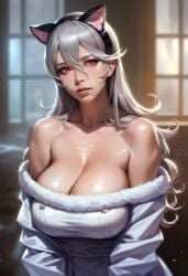 1girls 2024 2024s ai_generated big_breasts black_hairband breasts cat_ears clothed clothed_female clothing corrin_(fire_emblem) corrin_(fire_emblem)_(female) fake_cat_ears fake_ears female female female_only fire_emblem fire_emblem_fates grey_hair hair_between_eyes hairband human human_female human_only intelligent_systems light-skinned_female light_skin long_hair looking_at_viewer nai_diffusion nintendo red_eyes solo solo_female stable_diffusion standing video_game_character