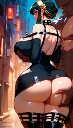 ai_generated big_ass big_breasts big_butt big_muscles big_thighs black_hair clothes colored dark-skinned_male dark_skin light-skinned_female light_skin muscular_male netorare ntr rahmat spy_x_family squeezing_breast squeezing_butt thick_ass thick_breasts thick_butt thick_legs thick_thighs thigh_highs thighhighs thighs touching touching_ass touching_breast yor_briar yor_forger