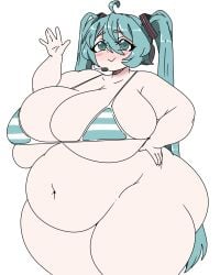 bbw big_belly fat hatsune_miku inakotho panties tagme vocaloid