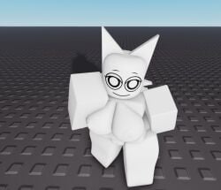 3d baseplate breasts original pussy pussy_peek roblox robloxian sprunki standing tagme wenda_(sprunki) white_skin