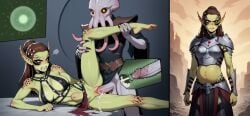 ai_generated angry baldur's_gate_3 before_and_after big_penis blk9201 blush clenched_teeth cross_section cum cum_in_pussy cum_in_uterus cum_inside dungeons_and_dragons exposed_pussy fertilization githyanki impregnation interspecies interspecies_impregnation interspecies_pregnancy interspecies_sex lae'zel leg_up mind_flayer monster_cock on_side ovum penis pregnant sperm_cell sperm_meets_ovum stomach_bulge uterus vaginal_penetration vaginal_sex wizards_of_the_coast