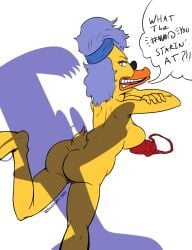 anthro anthro_only bernice_florence_hufnagel_(duckman) breasts duckman female nude smutleyart