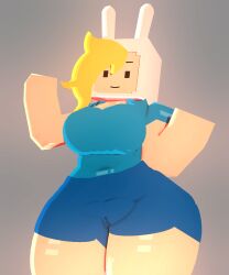1female 1girls 2026 3d adventure_time adventure_time:_fionna_&_cake big_breasts blocky_body blue_pants blue_shirt blush breasts clothed clothing coresvoid curvy curvy_female digital_media_(artwork) dot_eyes female fionna_and_cake fionna_the_human_girl hand_between_breasts hand_on_breast hi_res horny horny_female human human_female human_only lactating lactation leaking_milk leaking_nipples light-skinned_female light_skin looking_at_viewer microsoft mine-imator minecraft mojang open_mouth posing pussy self_upload shadow shirt shirt_lift shirt_up smooth_skin square_head thick_thighs thighs twitter_link vagina wide_hips yellow_hair