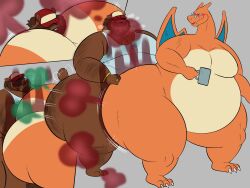 charizard from pokemon by megacoolbear (artist)