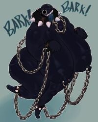 chain chomp from mario (series) by coatl (artist)