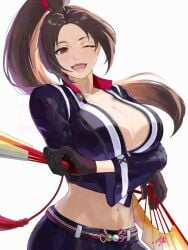 mai shiranui from fatal fury by uixy