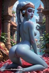 aayla secura from clone wars by progenarts