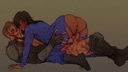 1boy1girl ass big_ass big_thighs bodysuit breasts breasts_out bubble_ass bubble_butt charon_(fallout) cowgirl_position fallout fallout_(series) fallout_3 fat_ass ghoul glacierclear hairy_pussy imminent_penetration imminent_sex medium_breasts penis penis_out pussy pussy_focus pussy_juice pussy_lips ripped_bodysuit ripped_clothing ripped_pants thick_ass thick_legs thick_thighs thunder_thighs thunderthighs tits_out vault_dweller vault_girl vault_suit wide_hips wide_thighs