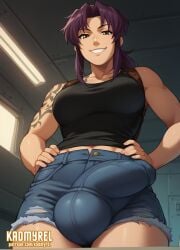 revy from black lagoon by kadmyrel