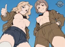 kay (girls und panzer) from girls und panzer by godshy of ai