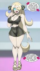 cynthia (pokemon) from nintendo by zorro-zero