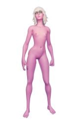 breasts facepaint female female_only fortnite green_eyes harlowe_(fortnite) malakisuglypotato_(artlist) nipples pink_skin posing posing_for_the_viewer pussy smile transparent_background vagina white_skin