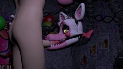 1futa1boy 3d animated animatronic anthro big_breasts blowjob five_nights_at_freddy's flexible futa/male futadom jiggling_breasts looking_at_partner looking_at_penis mangle_(fnaf) mp4 pctoaster sfm sound source_filmmaker upside-down video