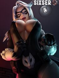 black_cat_(fortnite) black_cat_(marvel) fortnite fortnite:_battle_royale marvel marvel_comics sixser