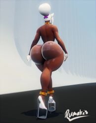 1boy 3d 3d_animation animated anthro ass balls big_ass big_balls bubble_butt dat_ass equine fat_ass femboy heels huge_ass jacob_(rumakis) large_ass male male_only no_sound nude nude_male oiled oiled_ass oiled_skin platform_heels rear_view rumakis shoes solo thick_ass thick_thighs video walking white_hair wide_hips