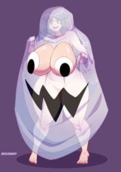 alternate_version_available big_breasts boob_ghost costume game_freak ghost_costume googly_eyes hex_maniac light-skinned_female light_skin nekochanoff nintendo pasties pokemon pokemon_xy voluptuous voluptuous_female