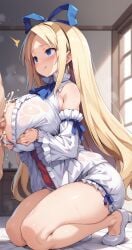 ai_generated alternate_breast_size angel angel_girl areola areolae big_areola big_areolae big_breasts big_nipples bimbo blonde_hair breasts cum cum_between_breasts cum_on_breasts disgaea flonne gigantic_breasts huge_areola huge_areolae huge_breasts huge_nipples large_areolae large_breasts large_nipples long_hair mak5555 nipples paizuri penis