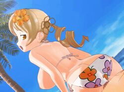 3d animated ass blonde_hair blush bouncing_breasts breasts clothed_sex cowgirl_position erect_nipples female large_breasts magical_girl mahou_shoujo_madoka_magica nipples nude penetration rubbing seismic sex swimsuit_aside tomoe_mami vaginal_penetration yellow_eyes