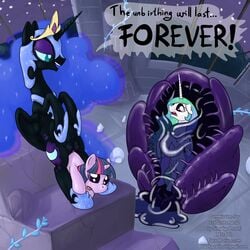 crotchboobs dark_persona dated email english_text feral friendship_is_magic my_little_pony nightmare_moon_(mlp) princess_celestia_(mlp) princess_luna_(mlp) smudge_proof text twilight_sparkle_(mlp) unbirthing url vore