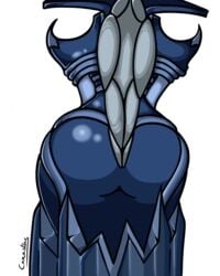 ass big_ass from_behind girl league_of_legends lissandra