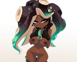 1girls 2025 2d 2d_(artwork) 2d_artwork ass big_ass big_breasts black_hair black_hair_female blush blush_lines blushing_female breasts breasts_out cephalopod cephalopod_eyes cephalopod_humanoid coolerinker crop_top cropped_jacket dark-skinned_female dark_skin female female_focus female_only green_fingers green_hair green_hair_female inker_comics inkershike jacket_lift marina_(splatoon) mostly_nude mostly_nude_female nintendo nude nude_female octoling octoling_girl pants pants_down pseudo_hair solo solo_female solo_focus splatoon splatoon_(series) splatoon_2 tentacle tentacle_hair thick_thighs thighs two_tone_hair zipper zipper_pull_tab