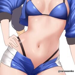 1girls 2d 2d_(artwork) 2d_artwork bare_belly bare_chest bare_hands bare_midriff bare_navel bare_skin bare_thighs belly belly_button bikini bikini_bottom bikini_top blue_bikini blue_bikini_top blue_swimsuit blue_swimwear breasts character_request copyright_request digital digital_art digital_drawing digital_drawing_(artwork) digital_media digital_media_(artwork) drawing exposed_belly exposed_chest exposed_midriff exposed_navel exposed_skin exposed_thighs female female_focus female_only fingers halterneck high_resolution highres lean_figure long_hair midriff narawannko narrow_waist navel petite petite_body petite_breasts petite_female petite_girl petite_tits posing purple-haired_female purple_hair shorts simple_background slender_body slender_waist slim_waist small_breast small_breasts solo standing swimsuit swimwear thick_thighs thighs tiny_breasts upper_body white_background wide_hips wip