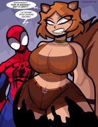 1boy 1boy1girl 1girls alien big_ass big_breasts big_thighs breasts curvaceous curvy curvy_figure dialogue digital_media_(artwork) doreen_green female hips hourglass_figure huge_ass huge_breasts huge_thighs large_ass large_breasts large_thighs legs male male/female marvel marvel_comics marvel_rivals peter_parker slim_waist speech_bubble spider-man spider-man_(marvel_rivals) spider-man_(series) squirrel_girl_(marvel) squirrel_girl_(marvel_rivals) straight symbiote symbiote_takeover text thick thick_hips thick_legs thick_thighs thighs vadarts voluptuous waist wide_hips wide_thighs