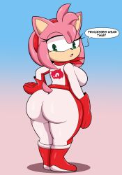 amy rose from sega by someth1ngoranother