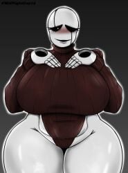 fem gaster from undertale by midnightguy19
